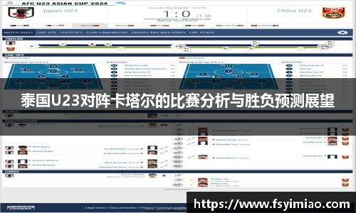泰国U23对阵卡塔尔的比赛分析与胜负预测展望